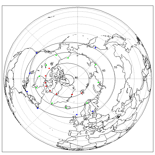 Imagemap of Auroral Ovals