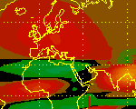 Map of foF2 over Europe
