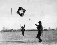 Raising a kite transmit antenna